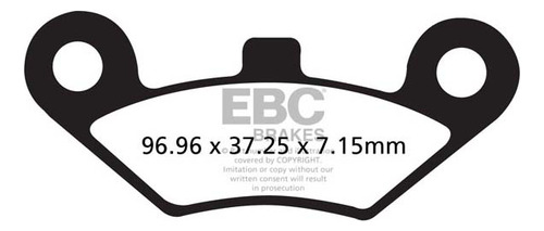 Pastillas Freno Ebc Fa453r Linhai Muddy 300 4x4 (atv) 07-09