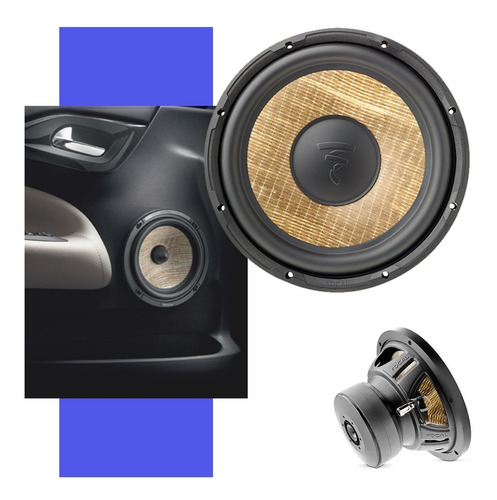 Focal Subwoofer P 20 Fe Flax Evo 8  Membrana Flax Para Bajos