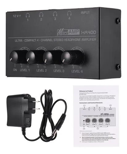 comprar Amplificadores De Auriculares Ha400 Ultracompactos De 4 Cana