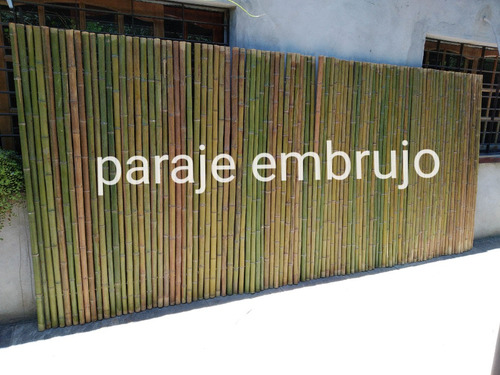 Cercos De Caña A Medida Tacuara Bambu Pergolas. Envios (Usado)