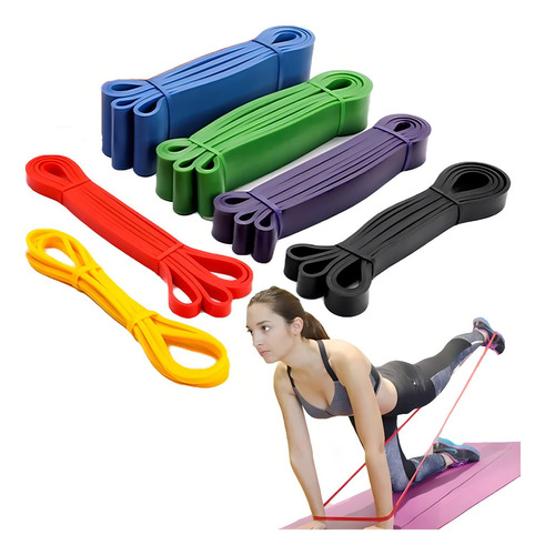 Elastico Super Lastex Band Medio Funcional Borracha Roxo
