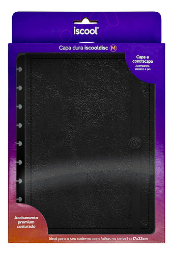 Capa E Contracapa Caderno Iscool M Solid Touch