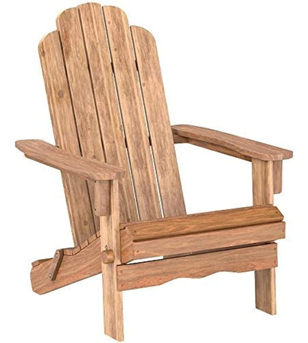 ~? Walker Edison Patio Al Aire Libre Madera Adirondack Silla