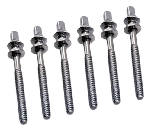 6x Varillas De Tensión De Tambor Tornillos De M5x45mm