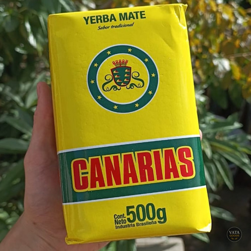 Yerba Mate Canarias Tradicional Uruguaya Pack X2 De 500g