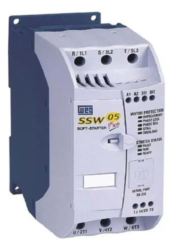 Chave De Partida Soft Starter Weg Ssw05 10a 3cv/220v 5cv/380