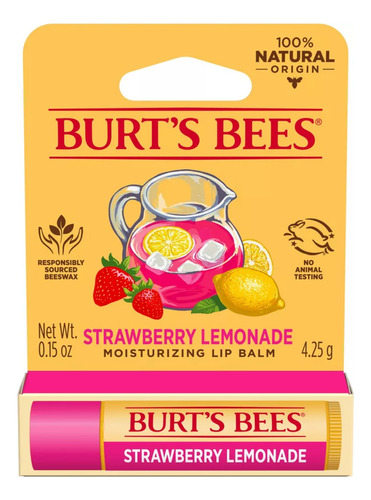 Bálsamo Labial Burt's Bees Fresa-limonada