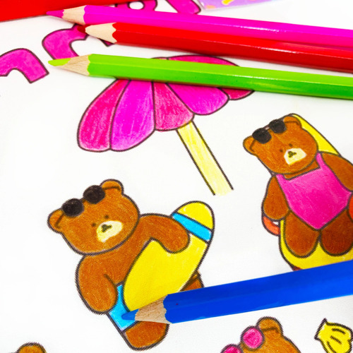 Colores Kids Buffy Hexagonales C/24 Variados
