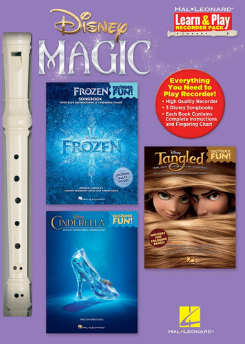 Disney Collection: Learn & Play Recorder Pack.