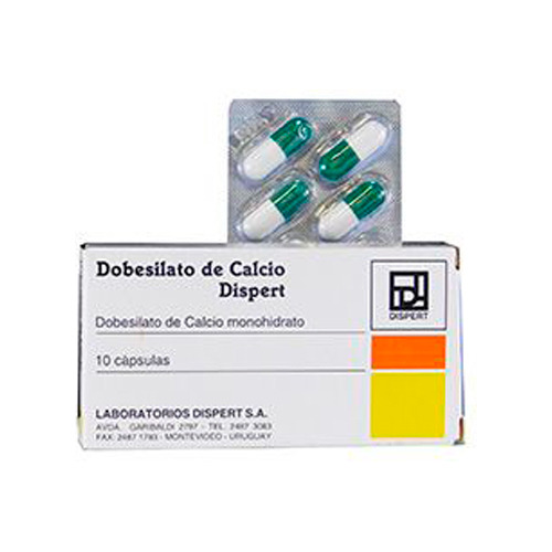 Dobesilato De Calcio Dispert® 500 Mg X 10 Caps