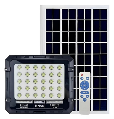 Luminária Refletor Ultra Led 200w A Prova D'agua Energia Solar Placa Sem Fio Lumi