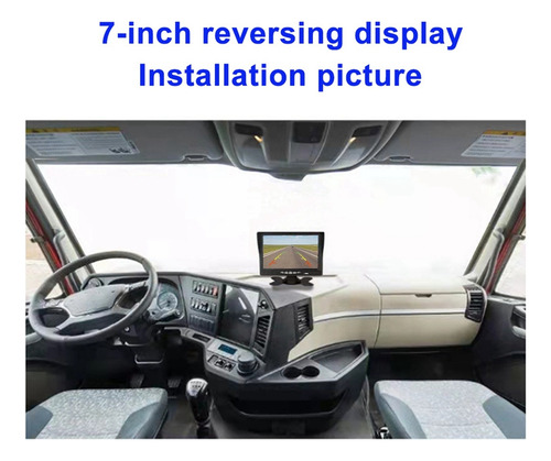 Monitor Hd A Color Tft Lcd De 12v-24v De 7 Pulgadas Para Coc