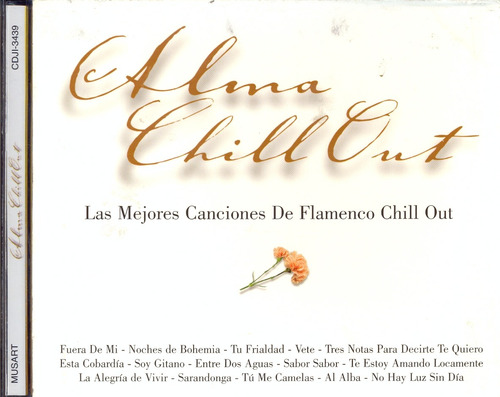 Cd Alma Chill Out - Canciones De Flamenco Chill Out
