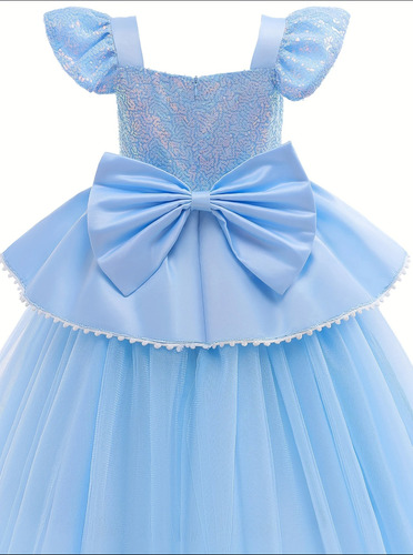 Disfraz De Princesa Cenicienta Cenicienta Moño T 130