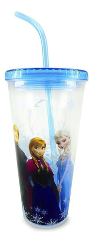 Copo Com Cubos De Gelo 600ml Frozen - Disney