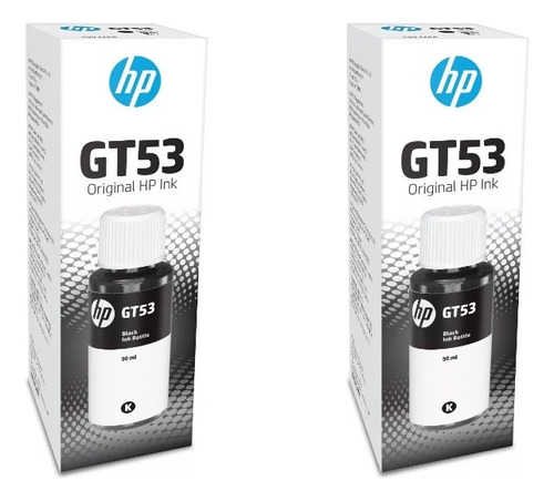 Pack X2 Tintas Hp Gt53 (negra)