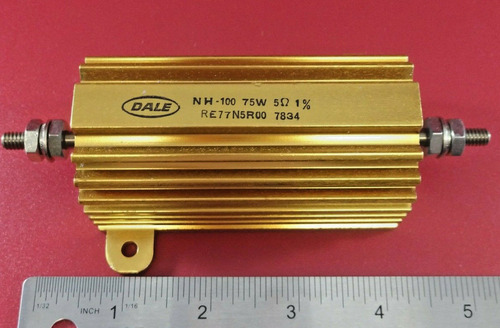 Dale Re77n5r00 Nh-100 Milspec Resistor  75w 5ohms +1/-1% Eeo