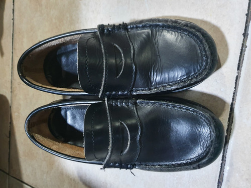 Zapato Escolar Mocasín Negro Uniforme Escuela