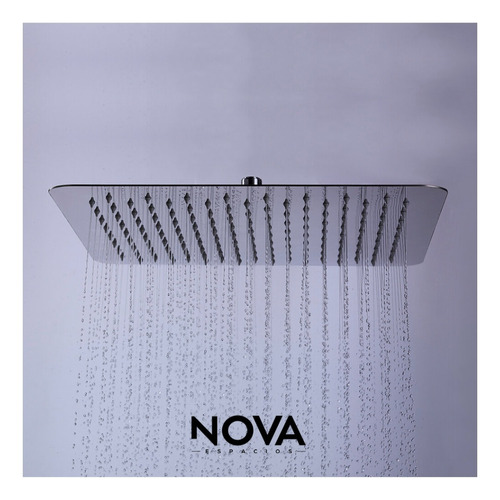 Nova Regadera Element Neo 12 Cuadrada Cromada Nvreg0836