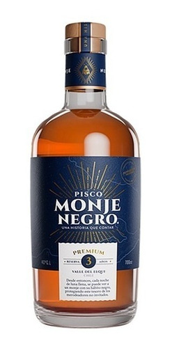 Pisco Monje Negro Envejecido 40º 700cc / Chilepisco