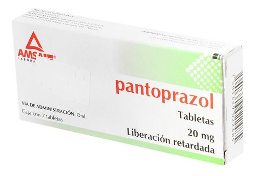 Pantoprazol 20mg Caja 7 Tabletas Lr