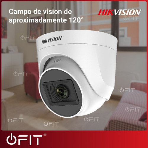 Imagen 5 de 10 de Camara Domo Hikvision Turbo Hd 1080 2,8mm