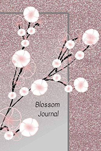 Blossom Journal Glitter Pink Flower Tree Writing Diary For T