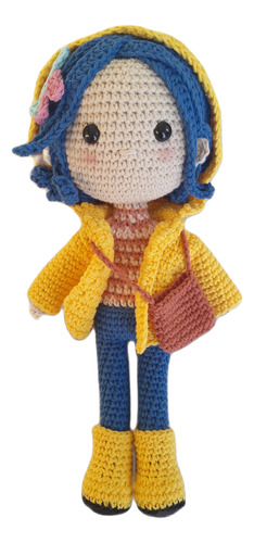 Muñeca Tejida Coraline Amigurumi