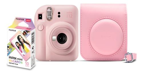 Câmera instantânea Instax Instax Kit Mini 12 rosa