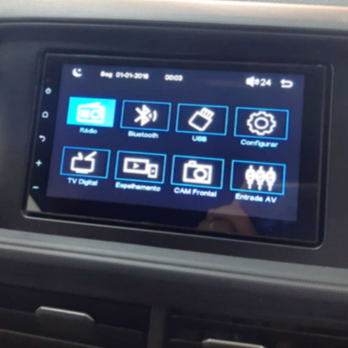 Central Multimídia T-cross Sense Polo Track Nivus Vw Cor Preto