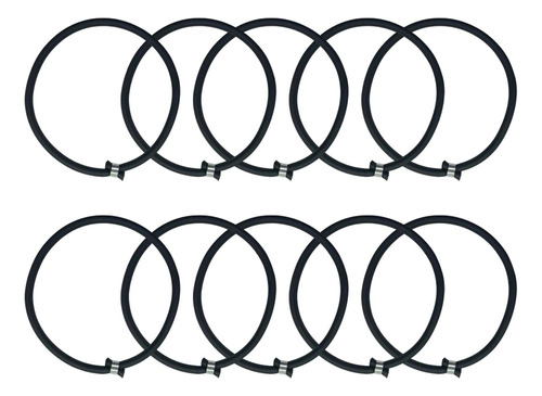 Cuerdas Elásticas Compatible Con Trampolín De Negro