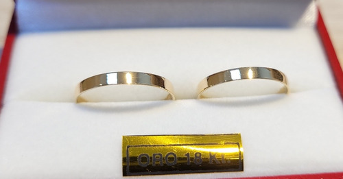 Imagen 3 de 6 de Alianzas Oro 18k Cinta 2 Gr Casamiento Compromiso Esposa