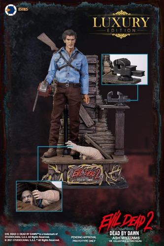Ash Williams Luxury Edition - Asmus Toys - 1/6 - Evil Dead 2 (Usado)