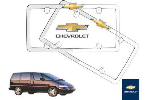 Par Porta Placas Chevrolet Lumina Apv 1990 A 1996 Original