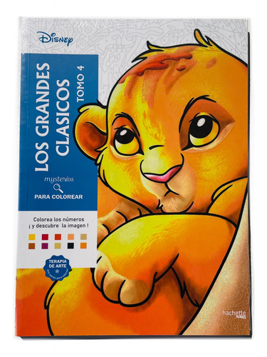 Libro Los Grandes Clásicos Vol 4 Disney Para Colorear Nuevo