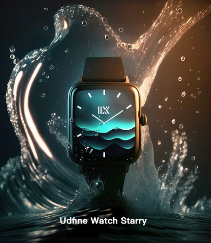 Smartwatch Reloj Udfine Starry Alexa Llamadas Spo2 Natacion Negro