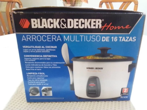 Arrocera Multiuso Black&decker Hasta 16 Tazas.
