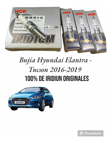 Bujía Hyundai Elantra Tucson 2016-2019