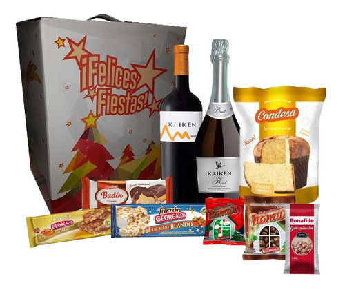 Imagen 1 de 7 de Cajas Canastas Navideñas Kaiken - Envios