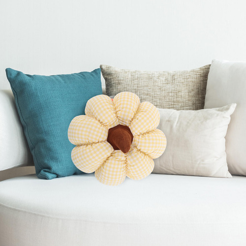 Almohada De Calabaza Simulada: Felpa De Otoño En Forma De Ca