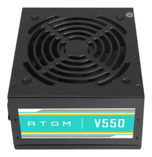 Fuente Para Pc Antec Atom V550 550w Ventilador De 120mm Color Negro