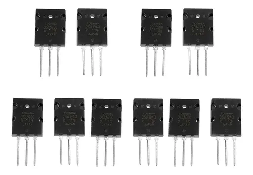 comprar 5 Pare Stransistor De Audio Combinado De Alta Potencia Negro