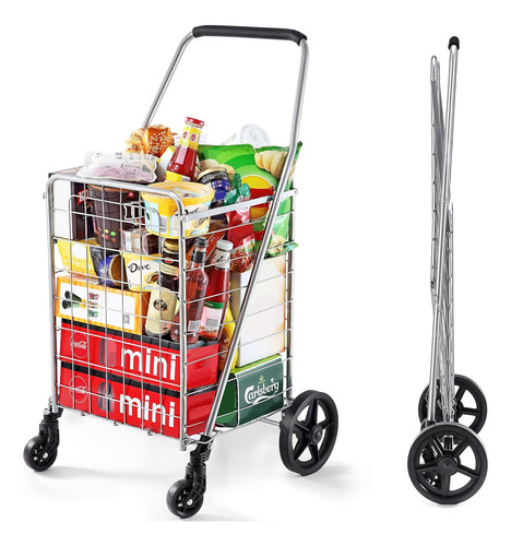 Carrito De Compras De Utilidad Supermercado Wm99024s, F...