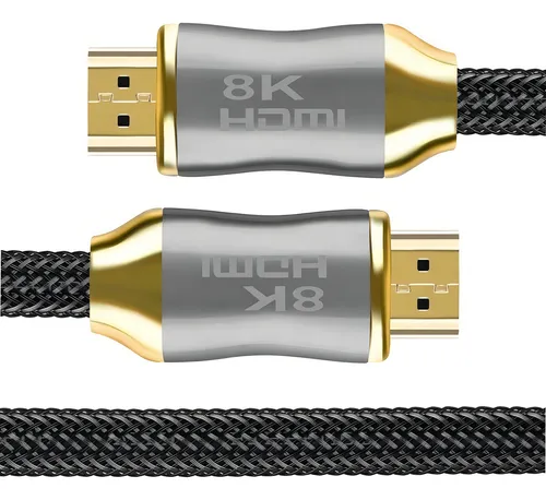 comprar 8k Cable Hdmi 2.1 48gbps, Certificado Cable Hdmi De Alta Velocidad Aluminio, 4k@240hz 120hz 8k@60hz, Hdcp 2.2 Y 2.3, Earc Hdr 10 Dolby Compatible Con Blu-ray\u002Ftv\u002Fmonitor 3m