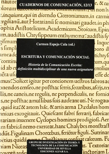 Escritura Y Comunicacion Social  - Carmen  Espejo Cala 