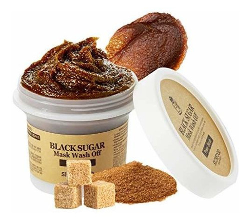 Skinfood Black Sugar Mask Wash Exfoliator, 3.53 Onzas