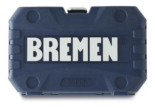 Imagen 2 de 6 de Juego Bocallaves Bremen Enc 1/4 Acces Y Puntas 53pzs 6728