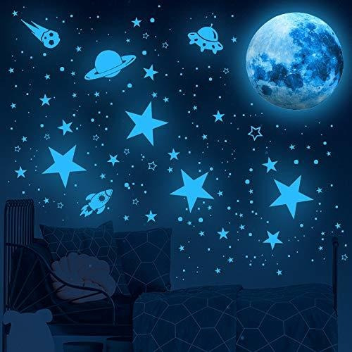 Imagen 6 de 6 de Estrellas Brillantes Para Techo, 1002 Piezas De Estrellas Qu