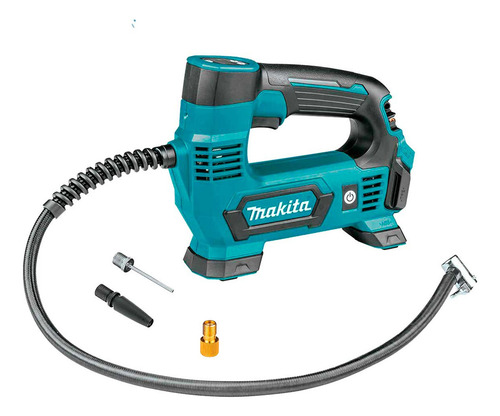 Aspiradora Inalámbrica Makita 600ml + Inflador + Maleta Color Turquesa