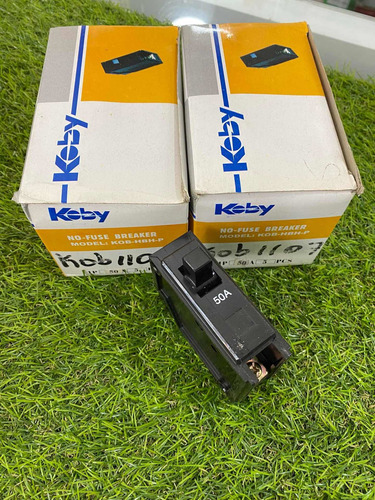 Breaker 1x50 Amp. Empotrable. Marca: Koby. 